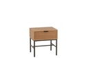 Sidetable On Base Wood/Metal Natural