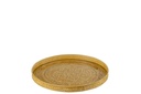 Tray Round Classic Iron Ochre