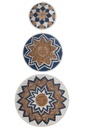 Set Of 3 Wall Decoration Banana