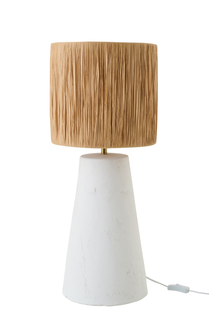 [63834] Table Lamp Stephanie Ceramic White