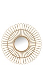 Mirror Ellen Round Rattan Natural
