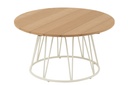 Table Zoa Steel/Polyethylene White