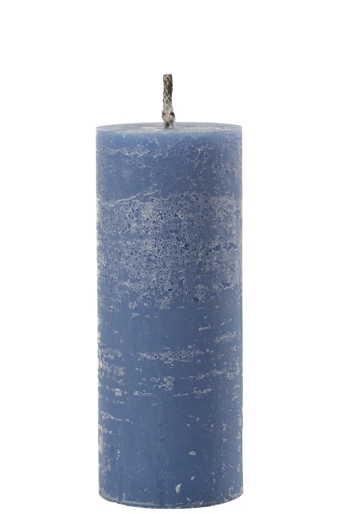 Outdoor Candle Pillar Paraffin Blue