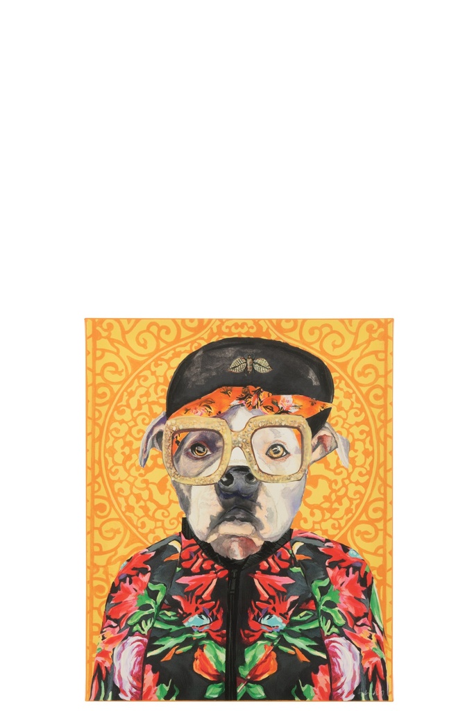 Wall Deco Dog Popart Canvas