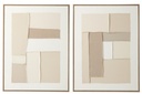 Painting Amy Pinewood Multicolored Assortment