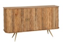 Buffet Curve Wood Natural