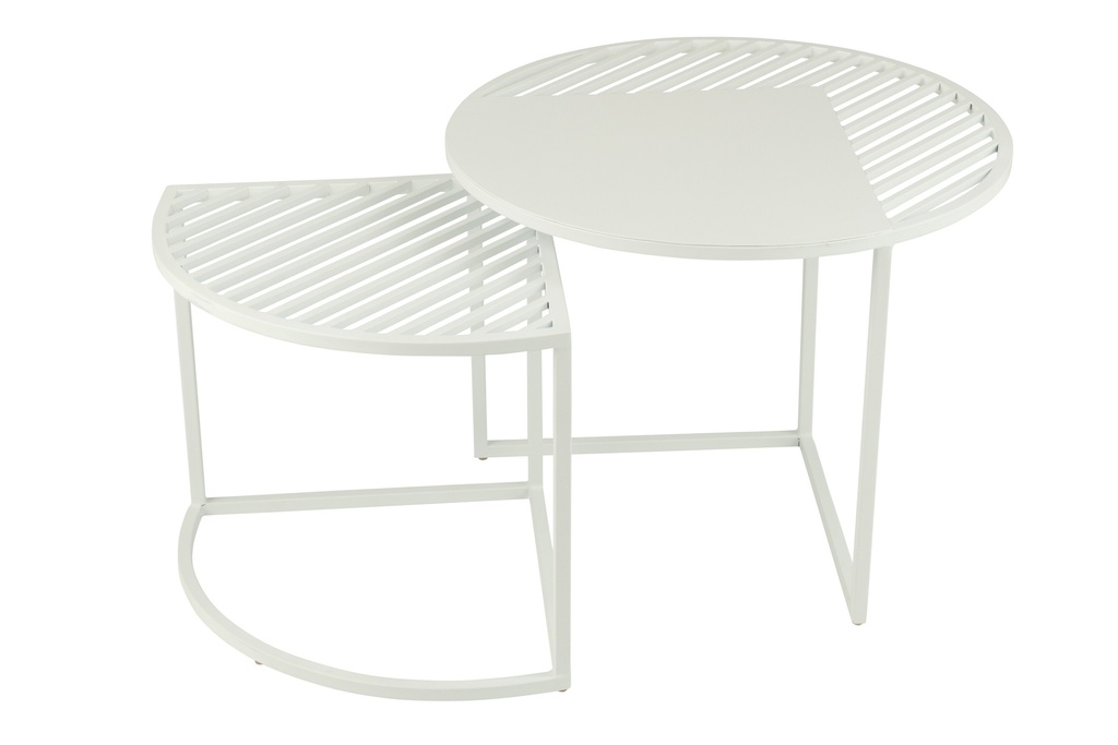 Set Of 2 Side Table Outdoor