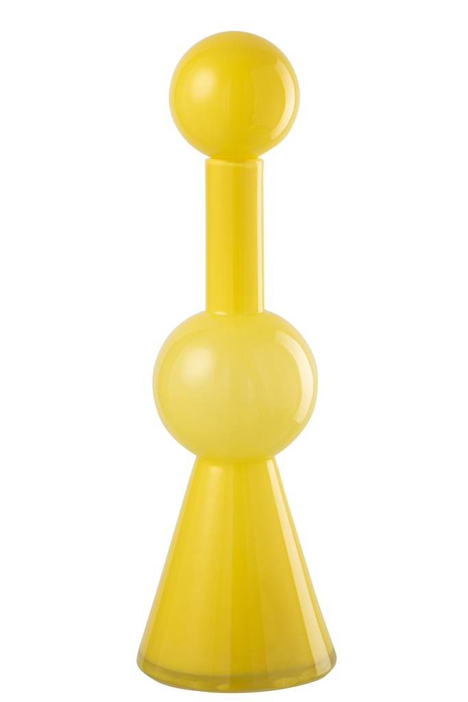 Bottle Ubi Glass Yellow Large