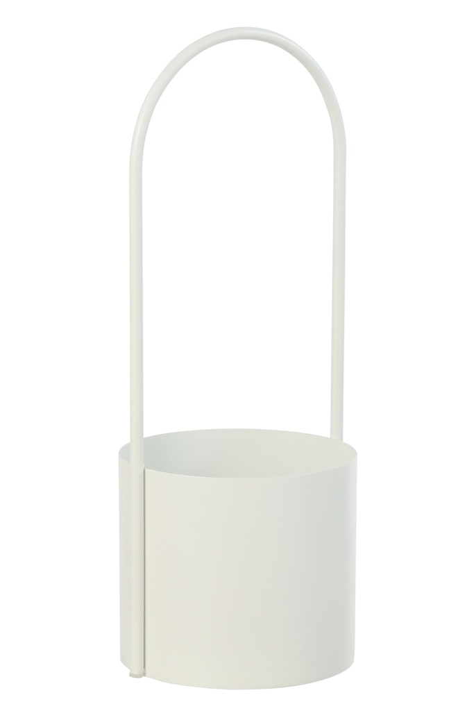 Flowerpot Iron White Extra Large