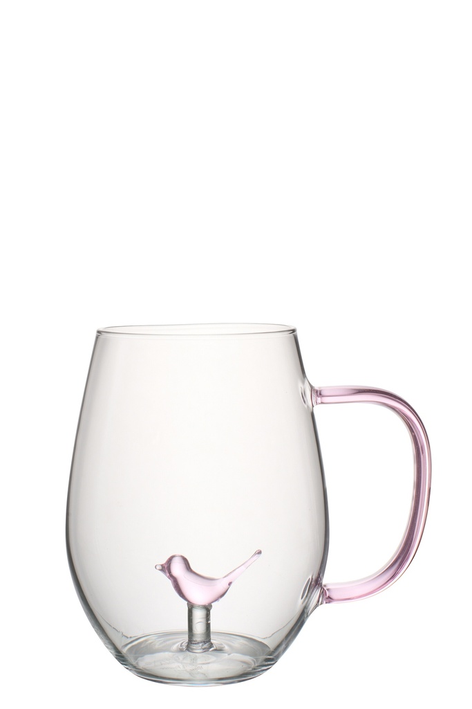 Drinking Glass Bird With Handle