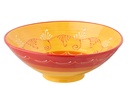 Bowl Lebrillo Ceramic Orange/Red
