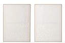 Quote Board Love/Life Canvas Off-White/Natural
