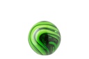 Paperweight Ball Glass Green Small