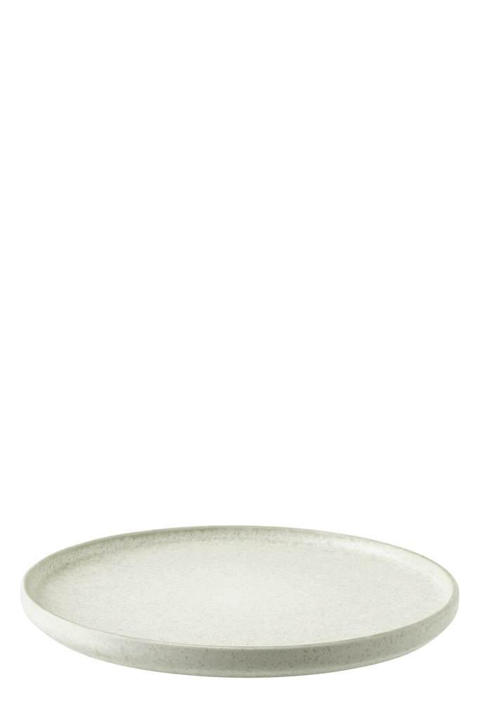 Plate Luna Stoneware Light Green