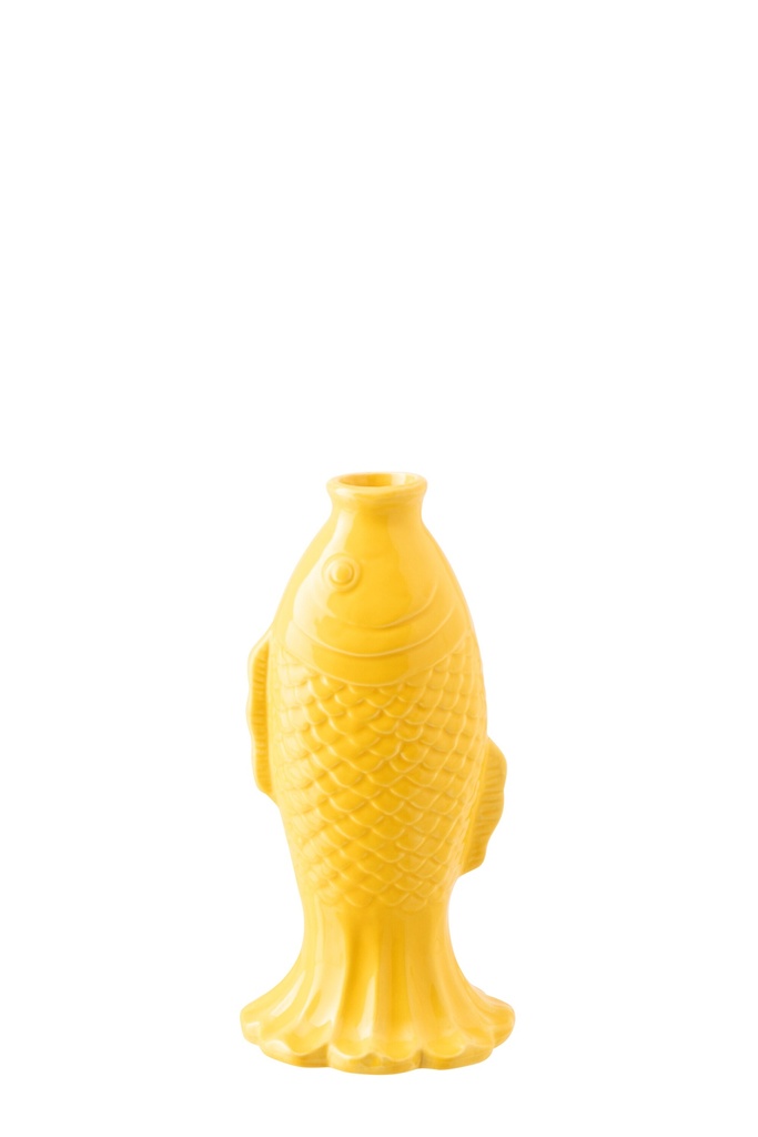 Vase Soliflore Fish Long Stoneware