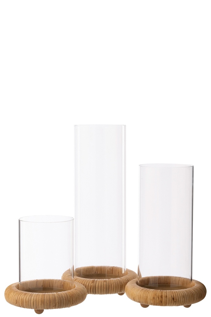 Set Of 3 Candle Holder On