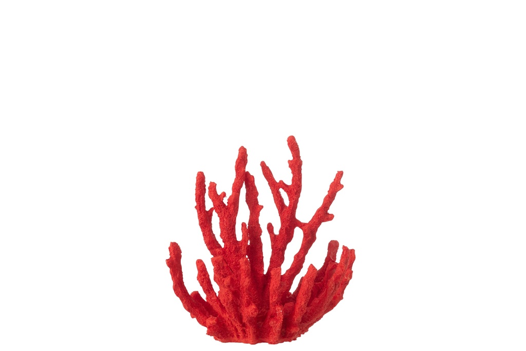 Coral Polyresin Red Medium