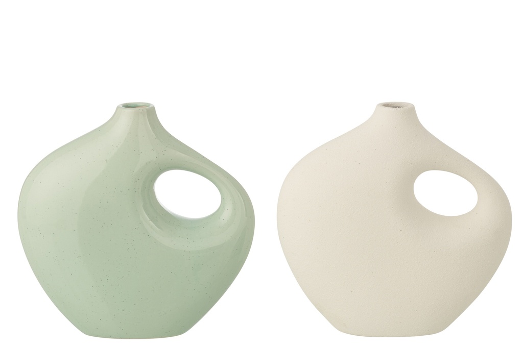 Vase Lea Irregular Porcelain Light