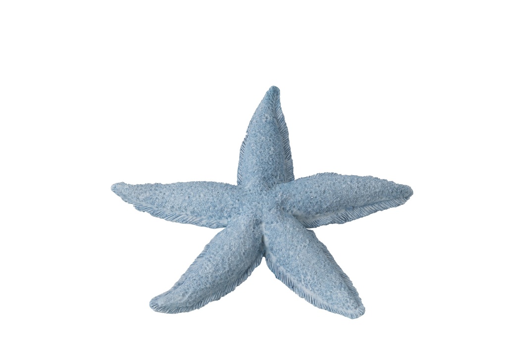 Starfish Polyresin Light Blue Small