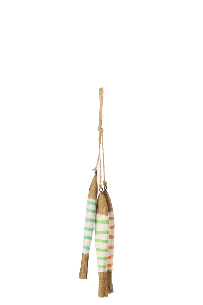 Hanger Fish Paulownia Wood Multi