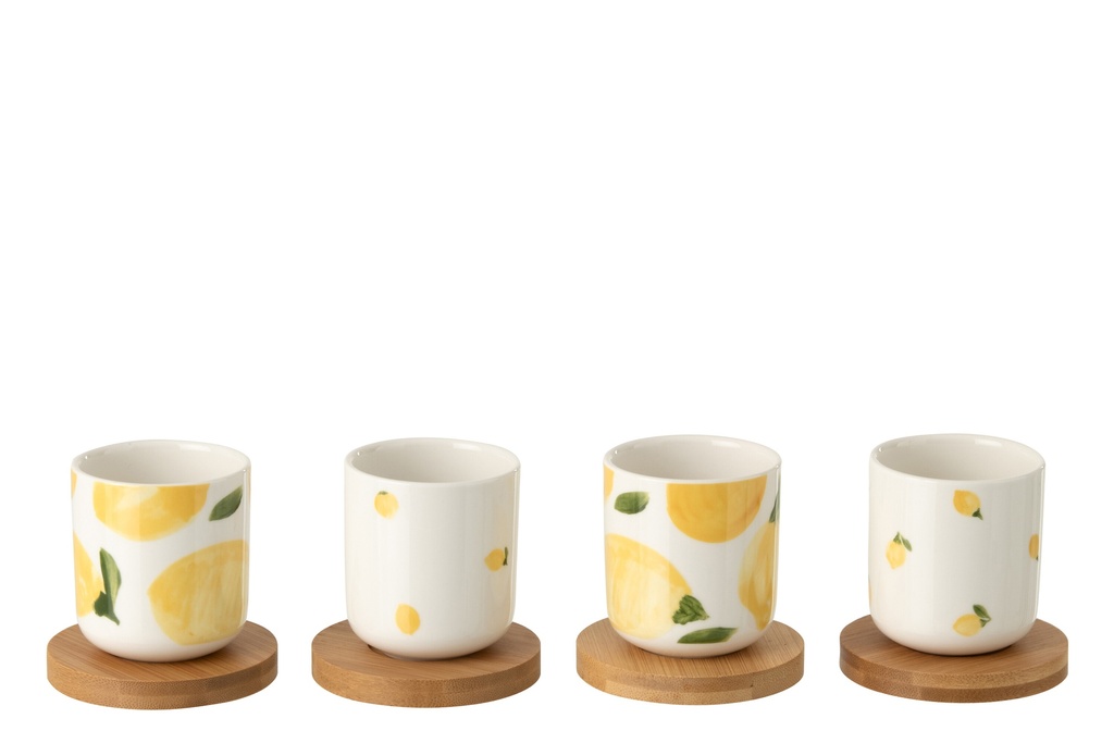 Box Of 4 Cup Lemon