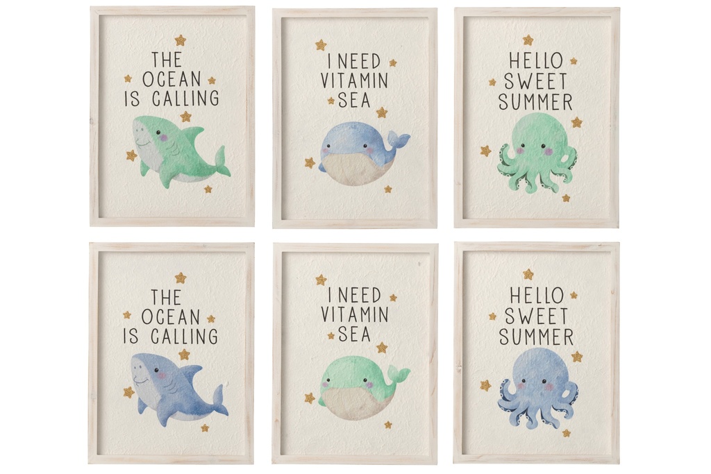 Wall Decoration Sea Animals Paper