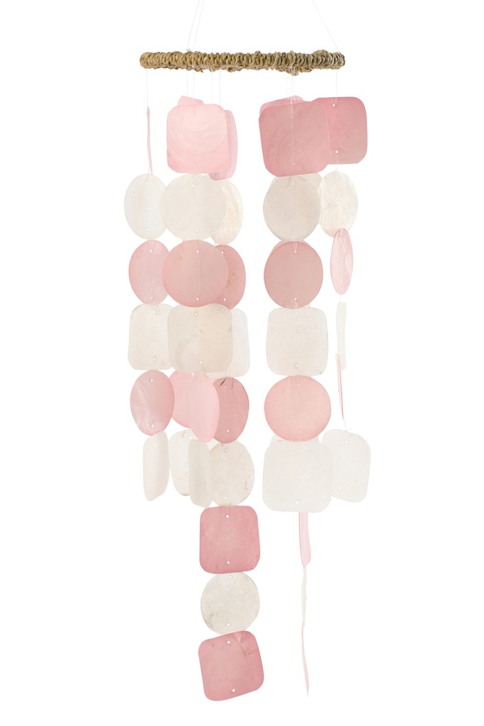 Wind Chime Lisa Capiz Pink