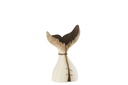 Whale Tail Paulownia Wood Natural/White