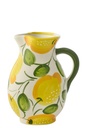 Pitcher Lemon Ceramic Yellow/Green