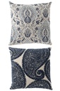 Cushion Floral Pattern Square Polyester