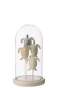 Decorative Bell Jar Turtle Glass
