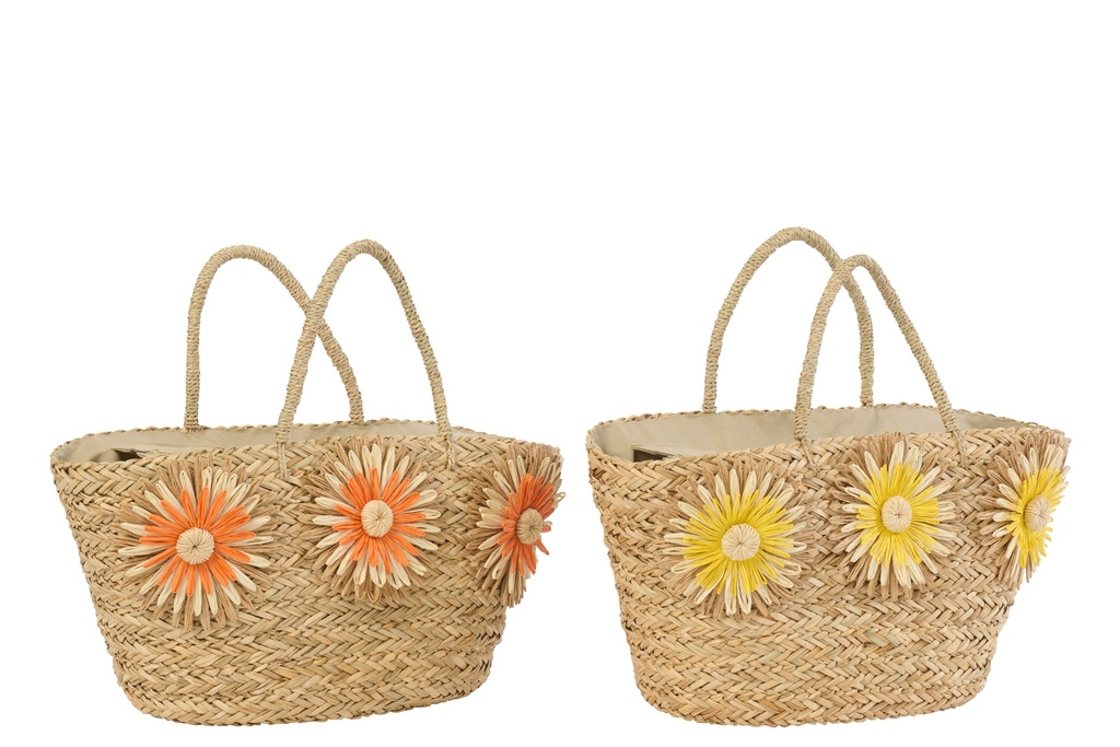 Bag Sunflower Seagrass Yellow/Orange Assortment