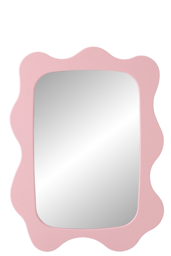 Wall Mirror Waves MDF Light