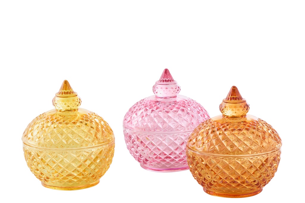 Storage Jar Glass Multi Assortment