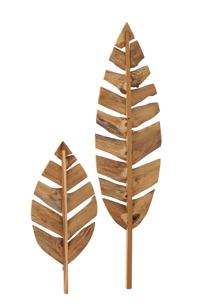 Set Of 2 Wall Object Leaves