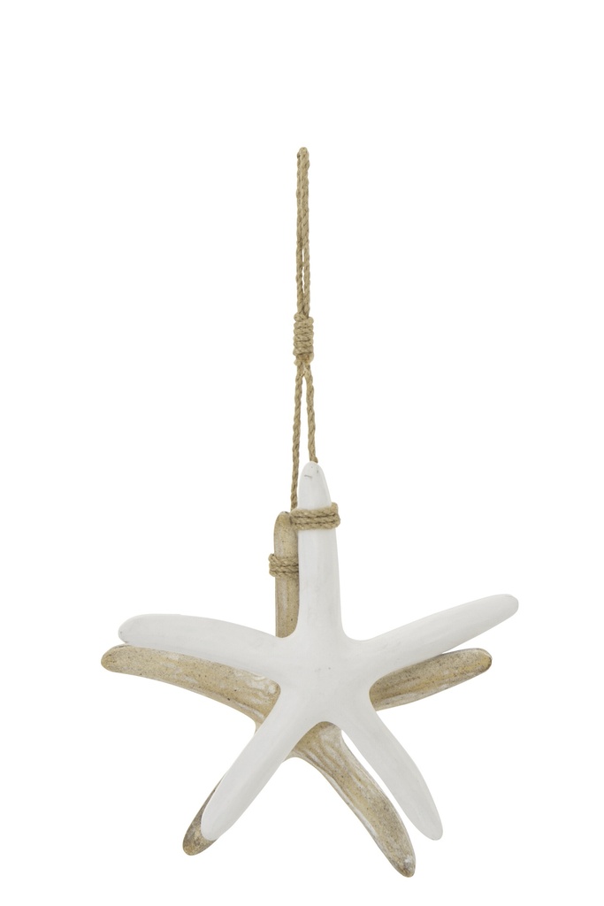 Hanger Seastar MDF/Rope White/Natural
