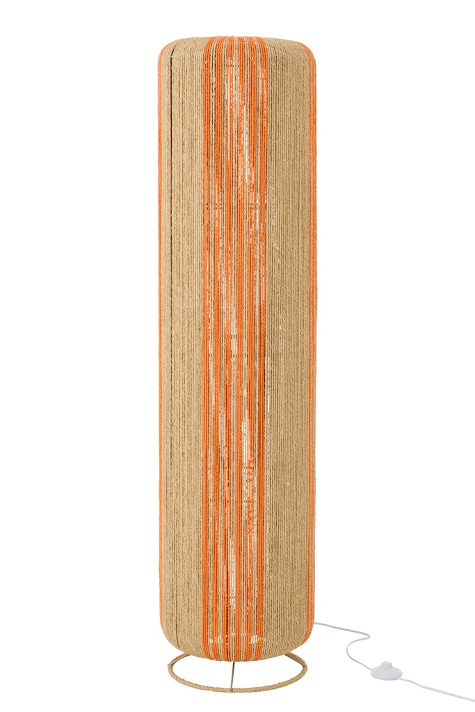 Floor Lamp Rope Cylinder Metal