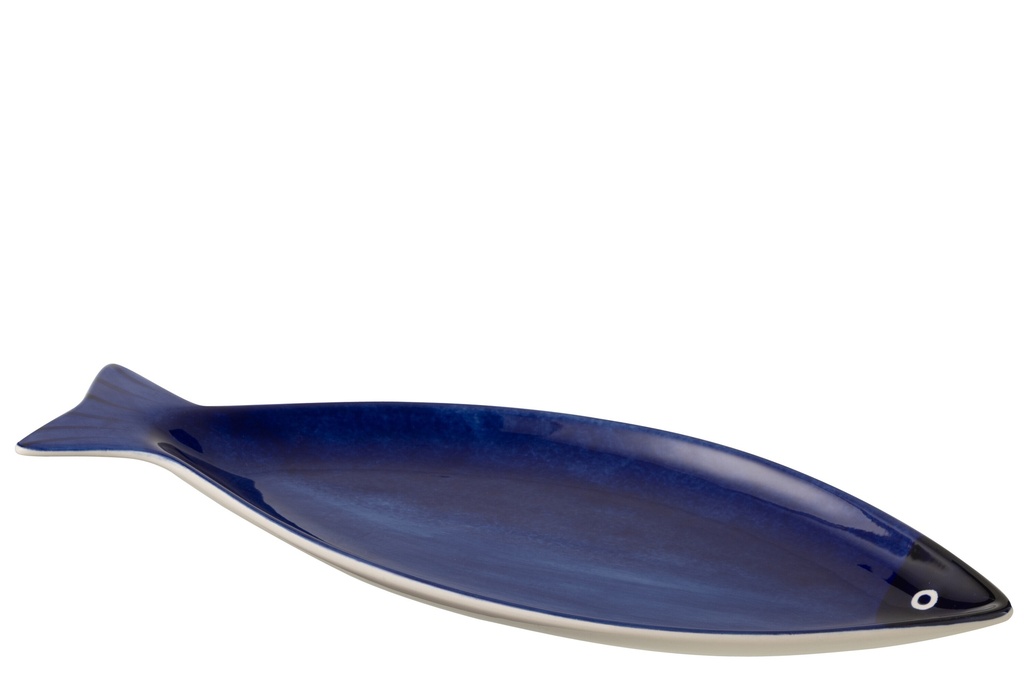 Serving Plate Fish Wide Porcelain