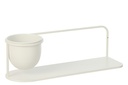 Wall Rack + Flowerpot Iron