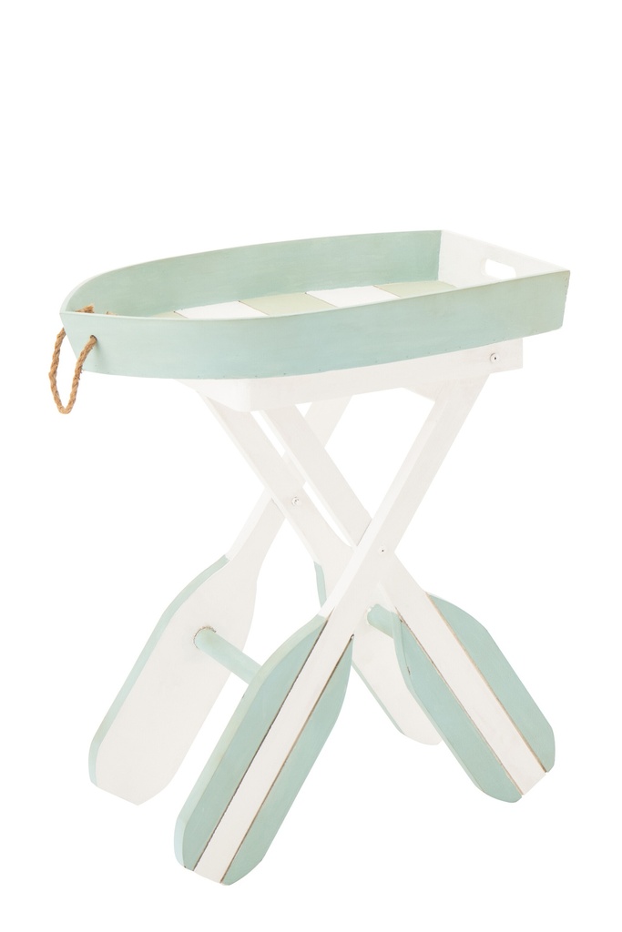 Side Table Boat Striped MDF