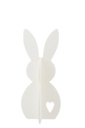 Rabbit Felt White Medium
