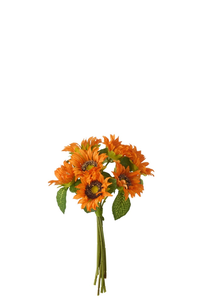 Sunflower Bouquet Textile Orange