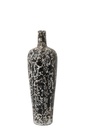 Vase Ruby Terracotta Black/White Small