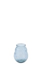 Hurricane Striped Glass Light Blue