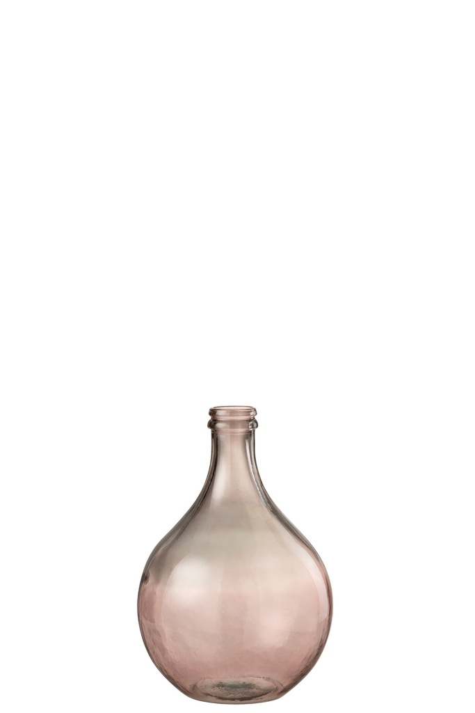 [12088] Vase Lissabon Verre Saumon Petit