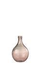 Vase Lissabon Glass Salmon Small