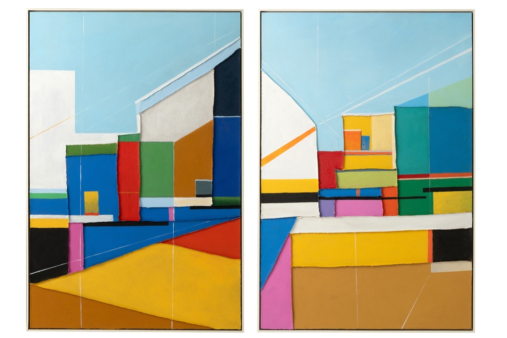 Painting Modern Acrylic Multicolored Assortment