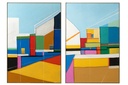 Painting Modern Acrylic Multicolored Assortment