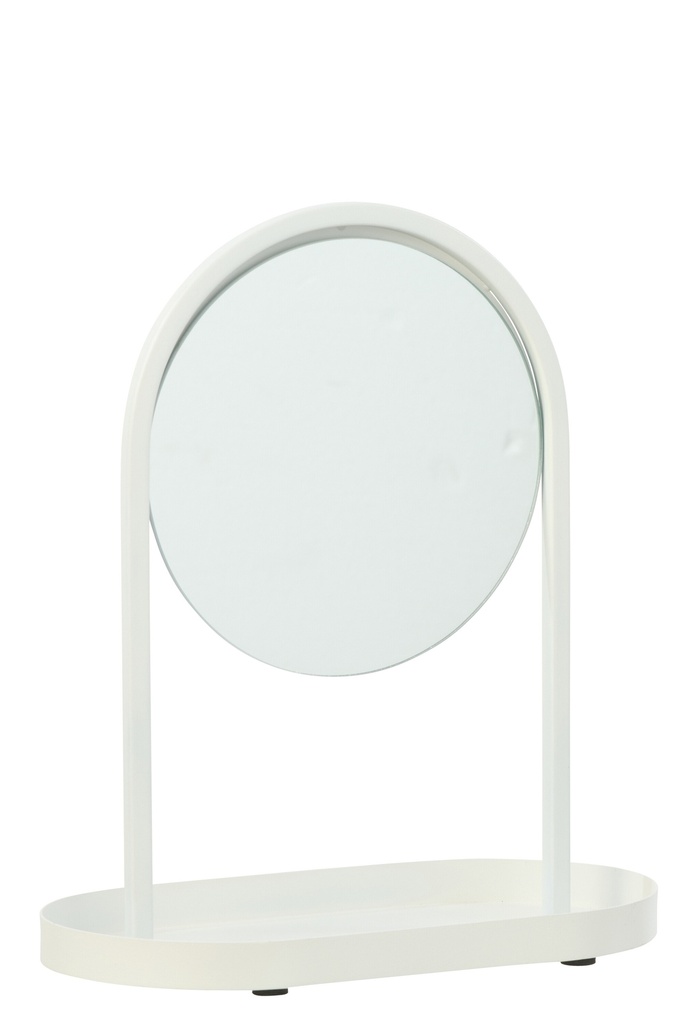 Table Mirror + Jewellery Holder