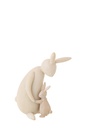 Rabbit Mum + Child Resin